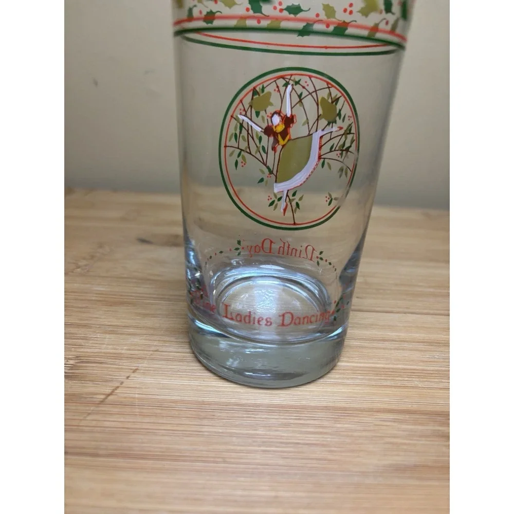 Libbey 12 Days of Christmas Glass 
